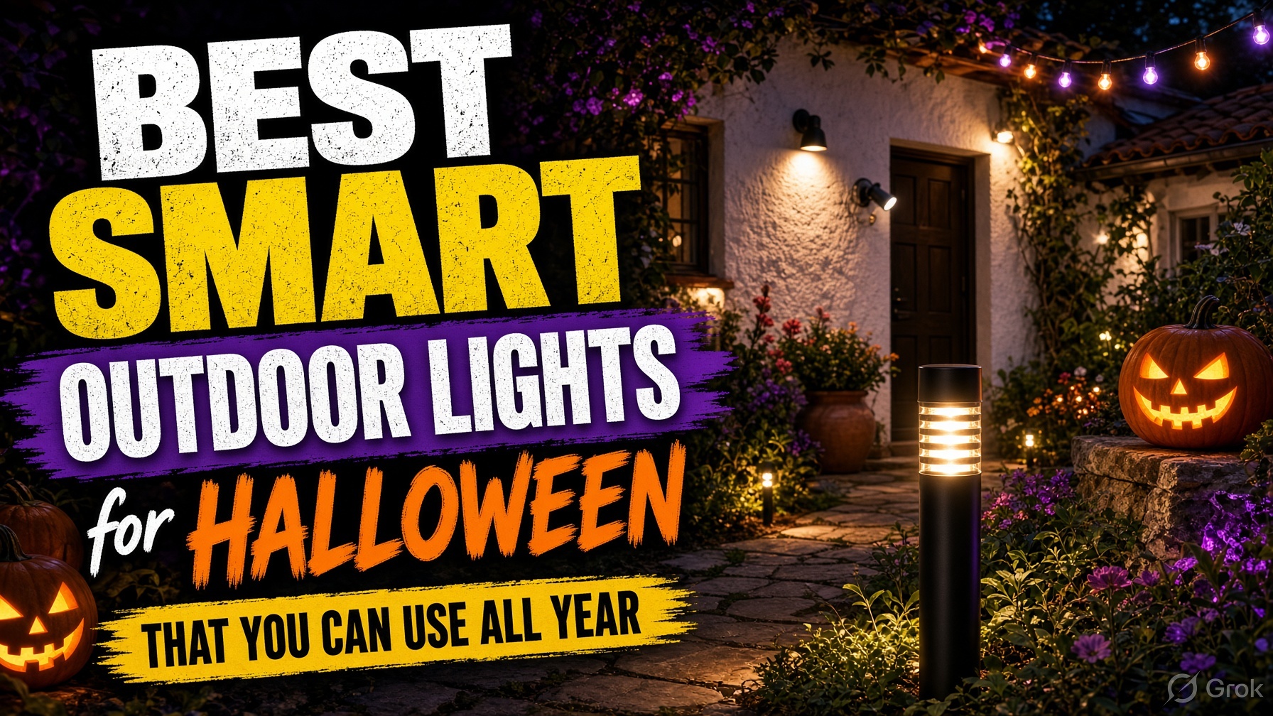 Best Smart Outdoor Lights for Halloween That You Can Use All Year