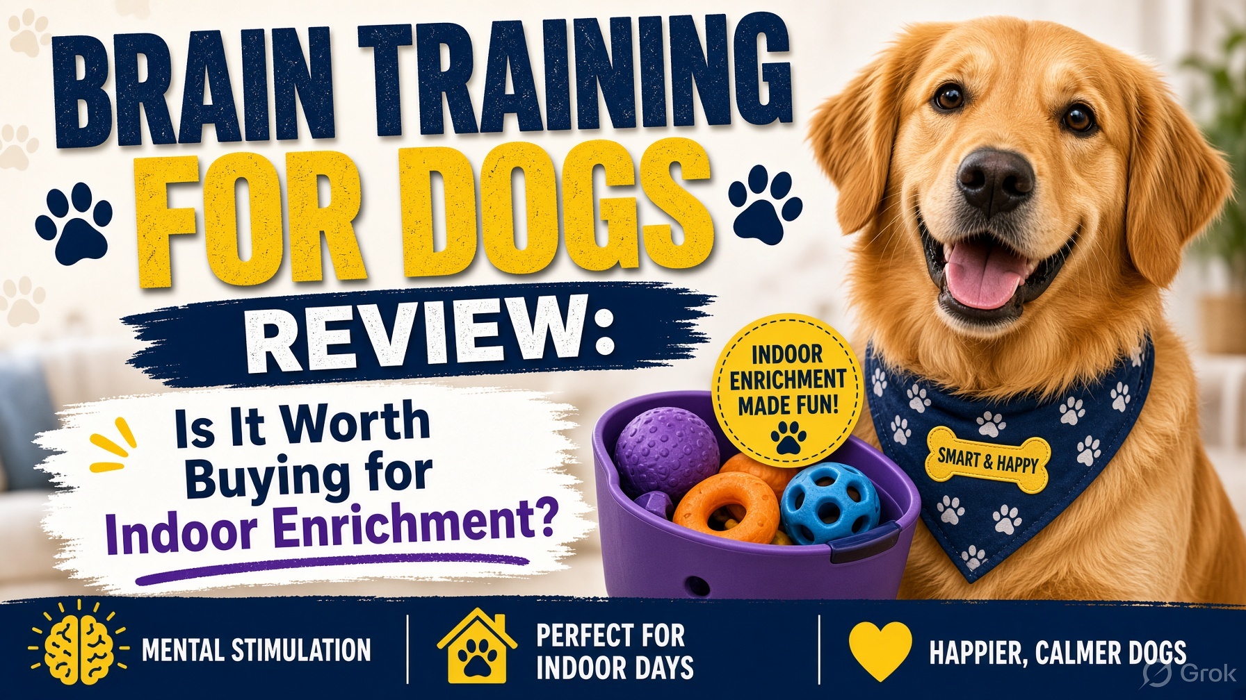 Brain Training for Dogs Review: Is It Worth Buying for Indoor Enrichment?