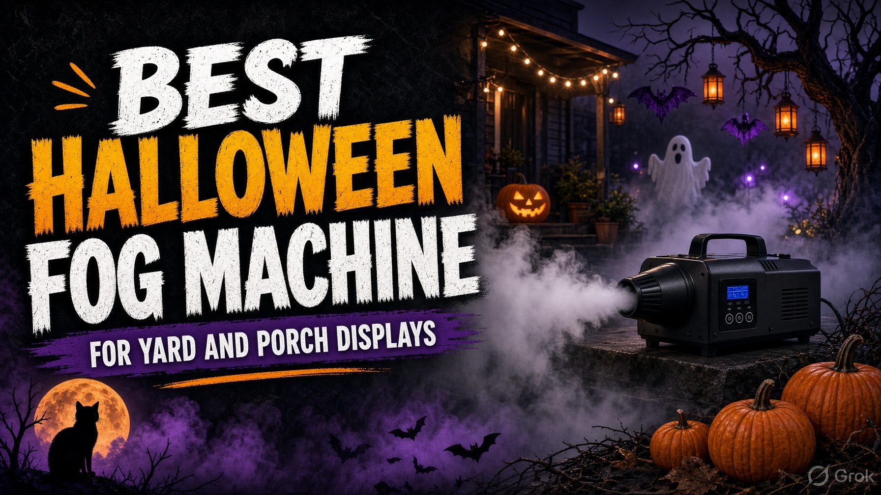 Best Halloween Fog Machine for Yard and Porch Displays